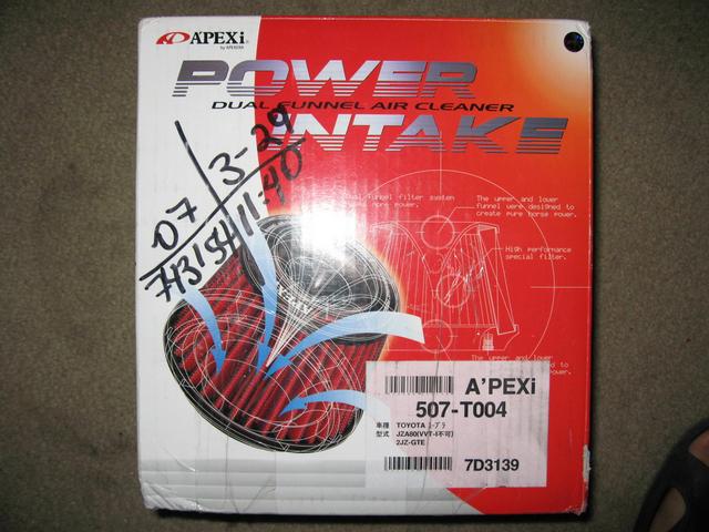 APEXI POWER INTAKE UNIVERSAL + FLANCE 