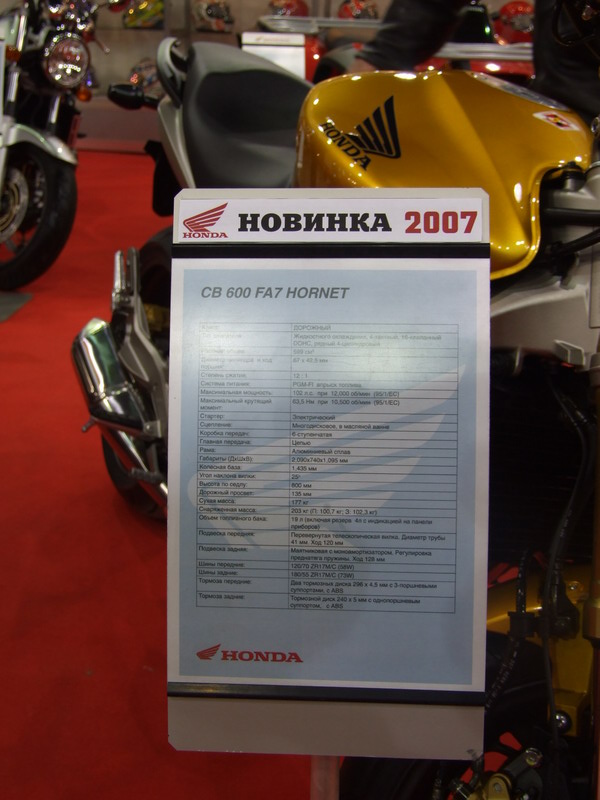 CB600FA7 Hornet 